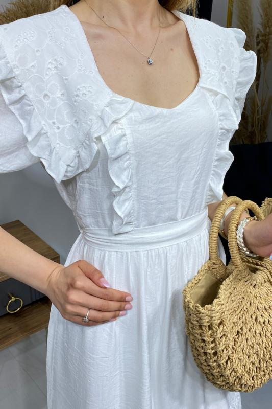 Beyaz%20Astarlı%20Fisto%20Detaylı%20Elbise