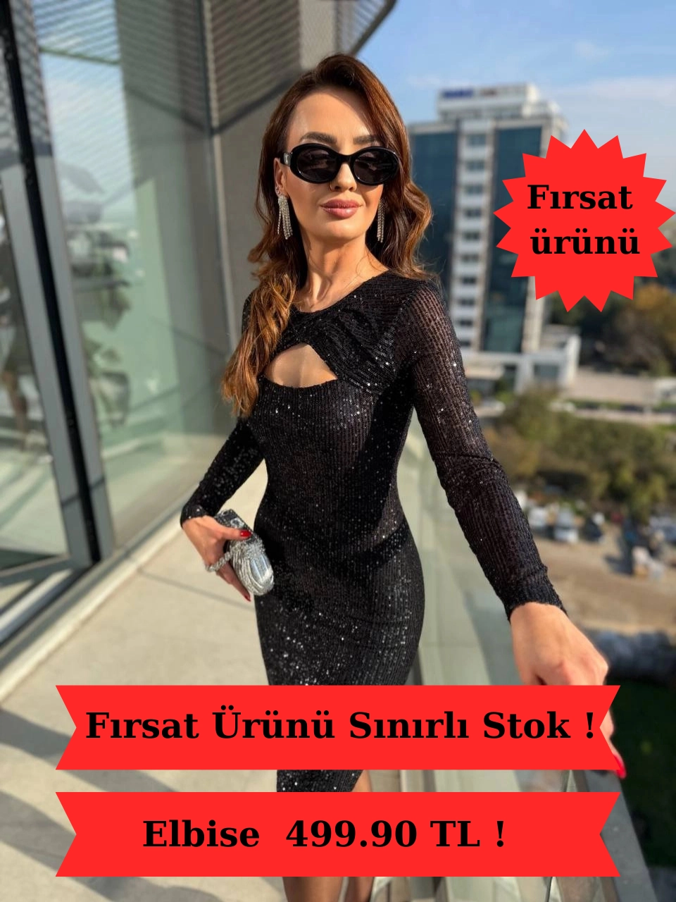 Siyah%20Yaka%20Detaylı%20Astarlı%20Zara%20Payet%20Elbise