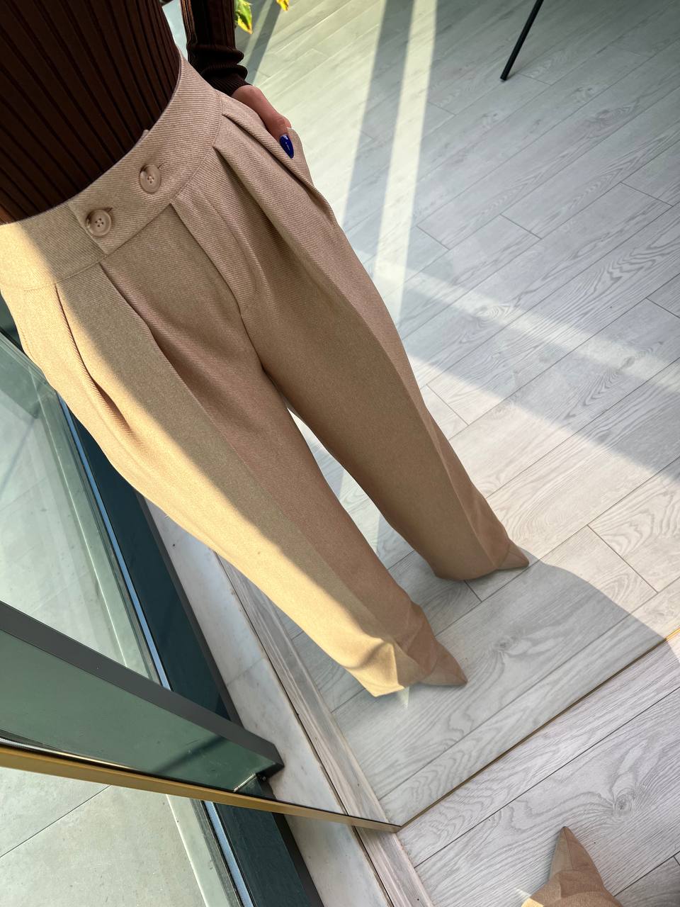 Vizon Yün Doku Premium Kalite Pantolon