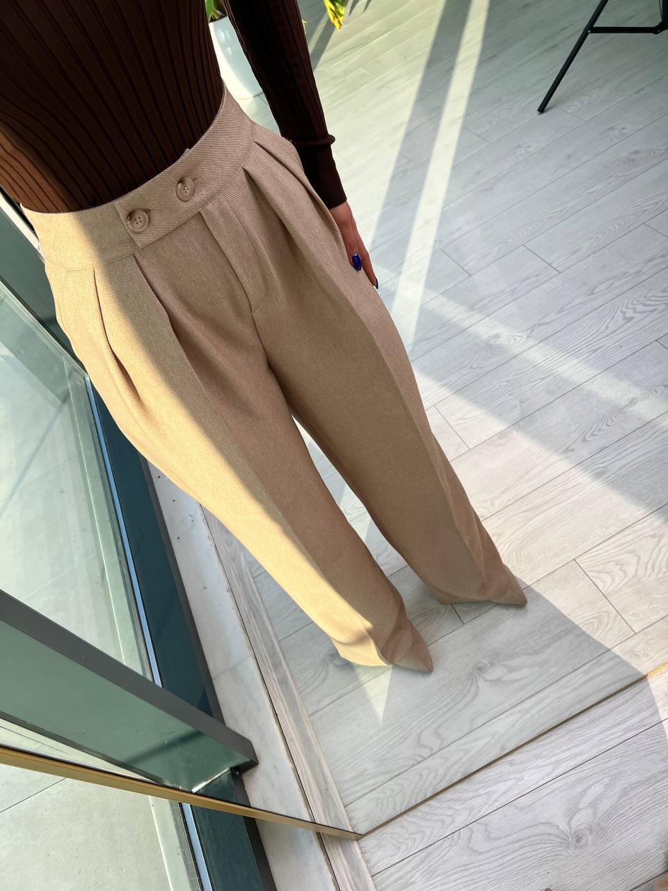 Vizon Yün Doku Premium Kalite Pantolon
