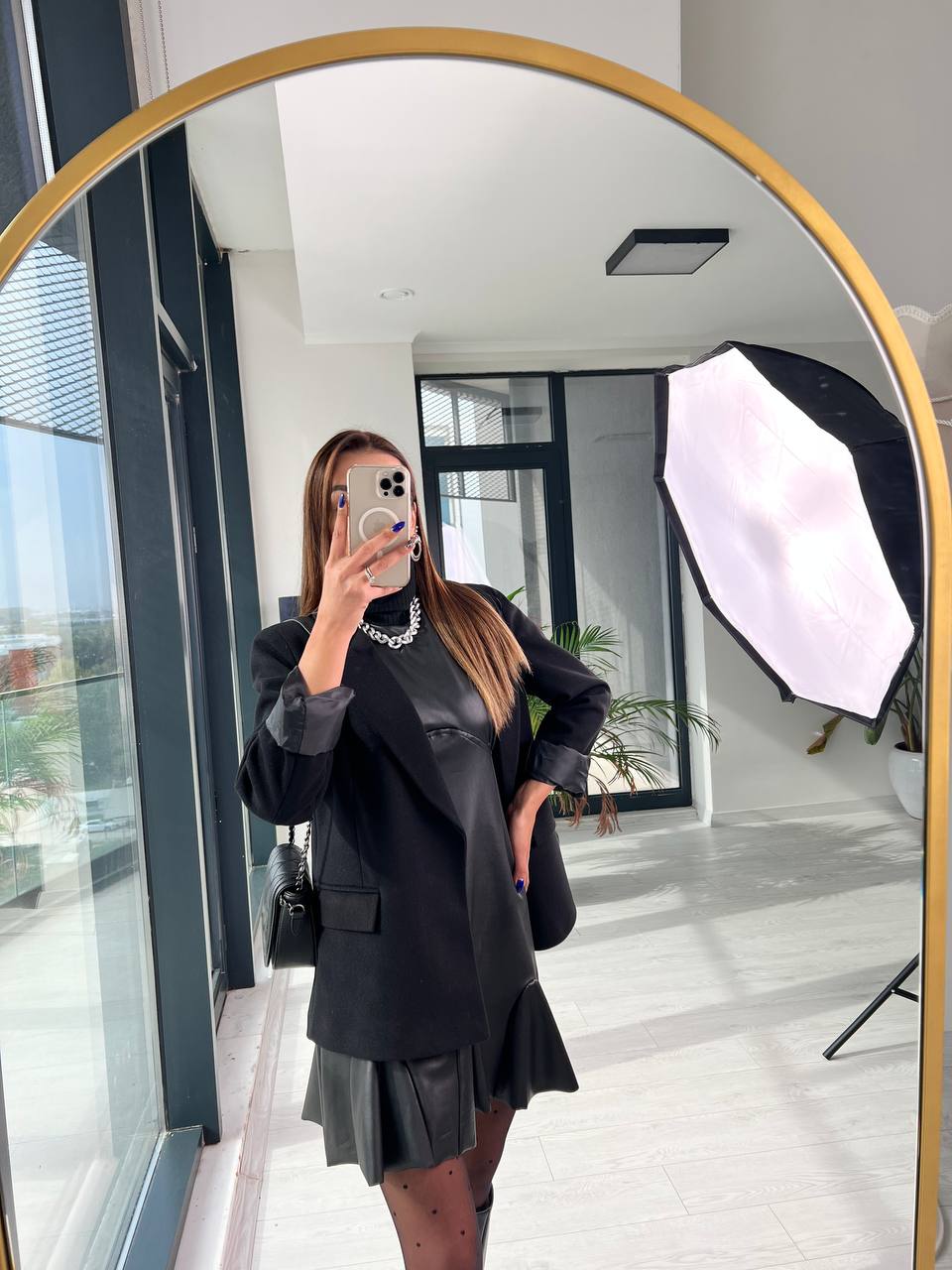 Siyah ithal Kaşe Astarlı Blazer Ceket