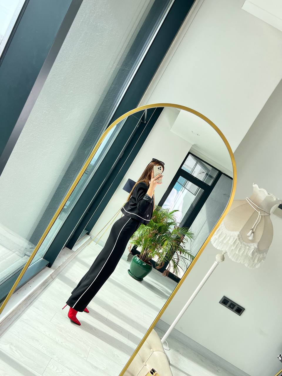 Siyah şerit Detaylı Premium Seri Pantolon Ceket Takım