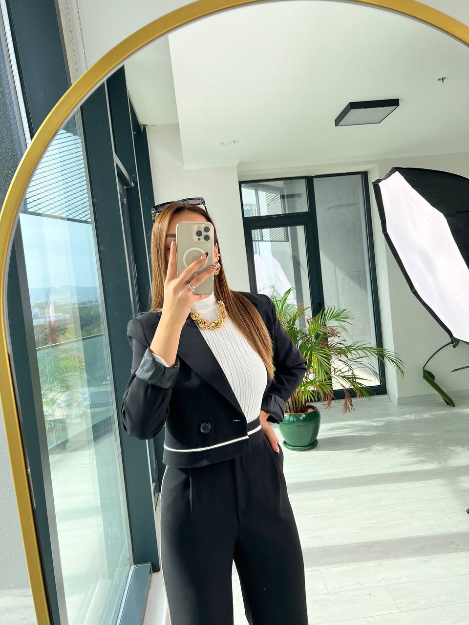 Siyah şerit Detaylı Premium Seri Pantolon Ceket Takım
