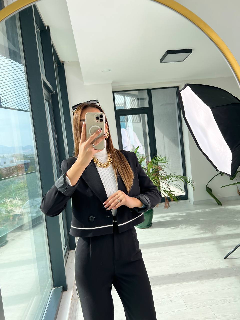 Siyah şerit Detaylı Premium Seri Pantolon Ceket Takım