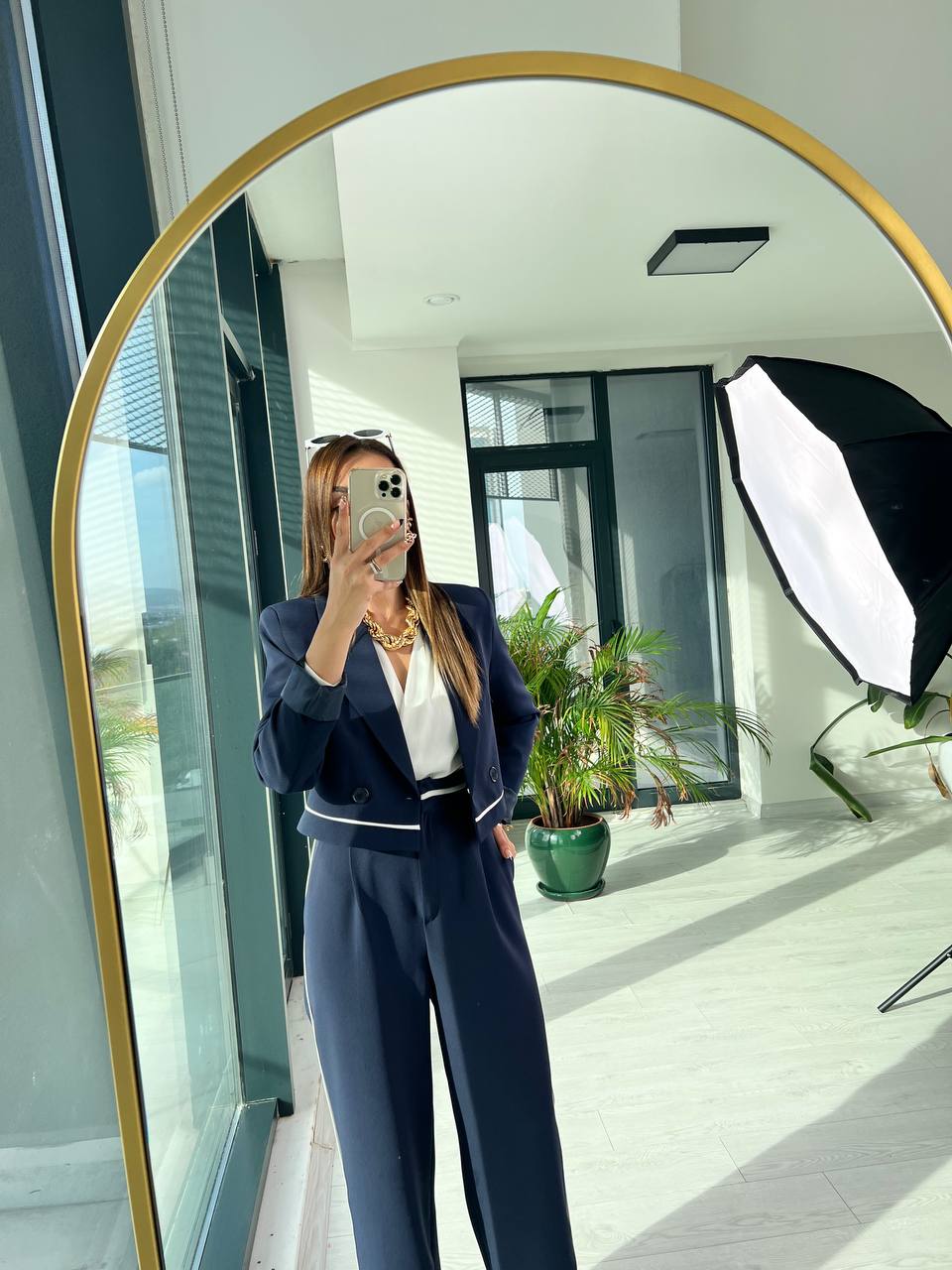 Lacivert%20şerit%20Detaylı%20Premium%20Seri%20Pantolon%20Ceket%20Takım