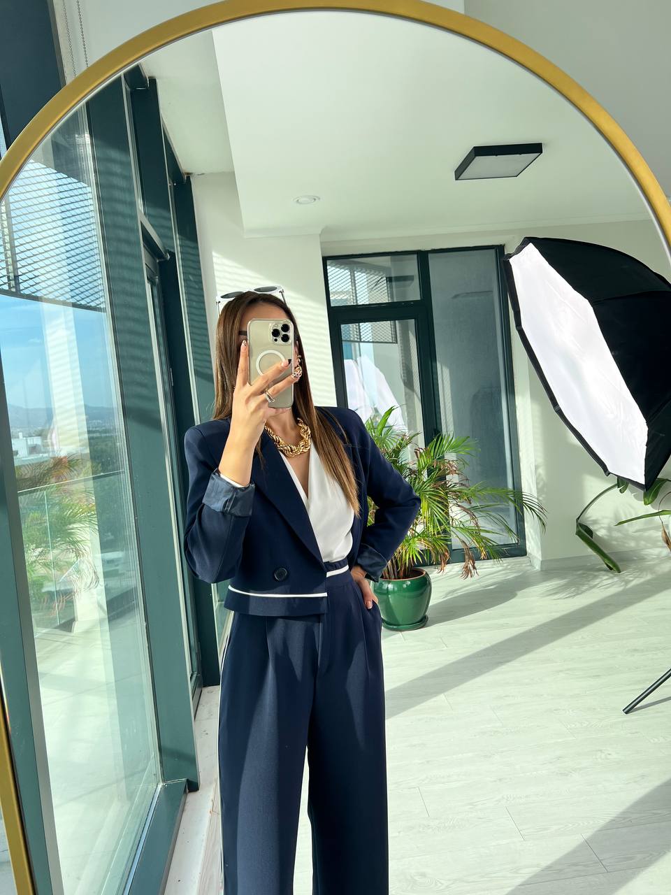 Lacivert%20şerit%20Detaylı%20Premium%20Seri%20Pantolon%20Ceket%20Takım