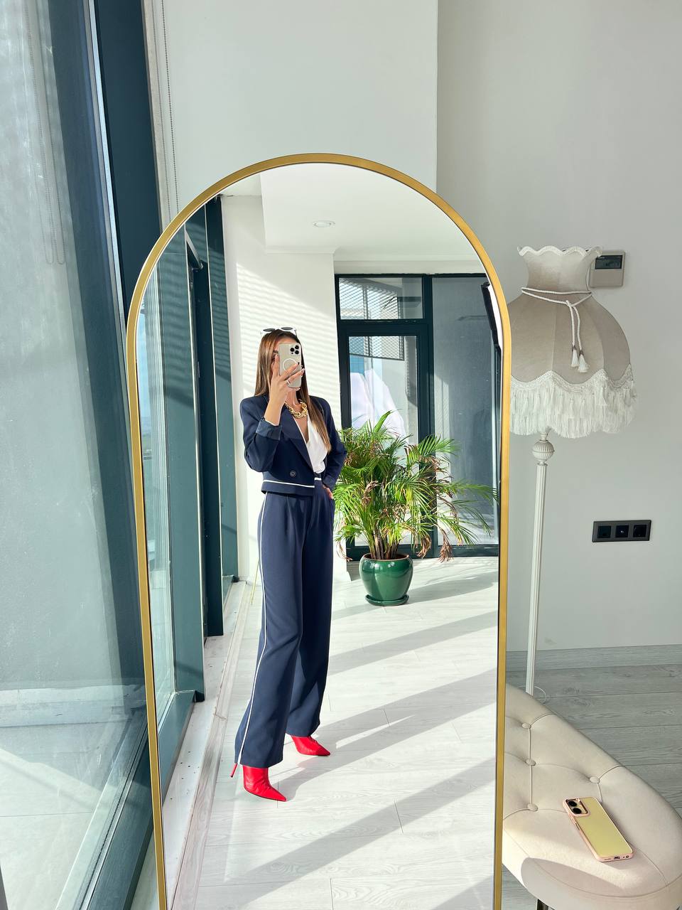 Lacivert%20şerit%20Detaylı%20Premium%20Seri%20Pantolon%20Ceket%20Takım