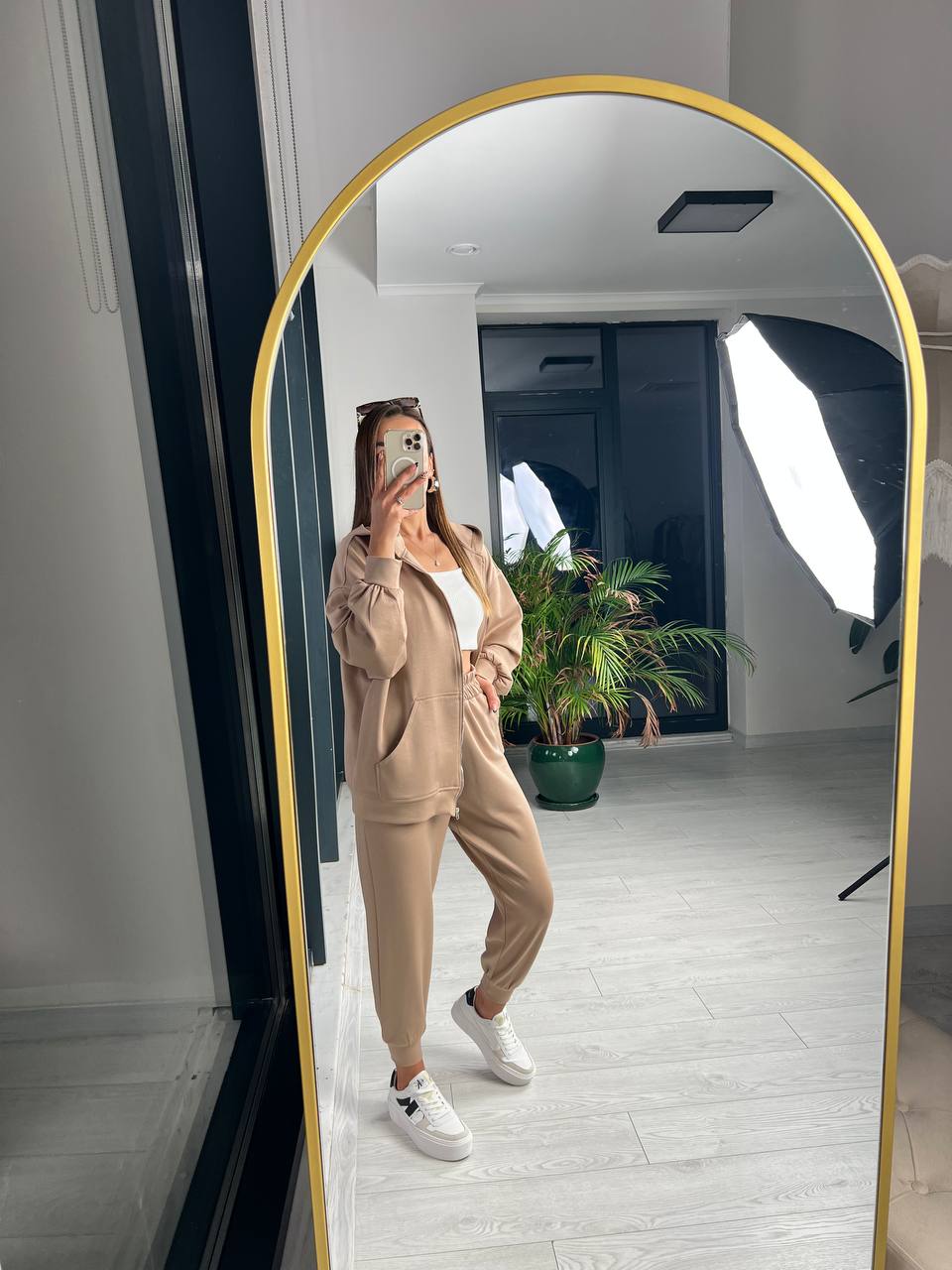 Camel Modal Kumaş Takım