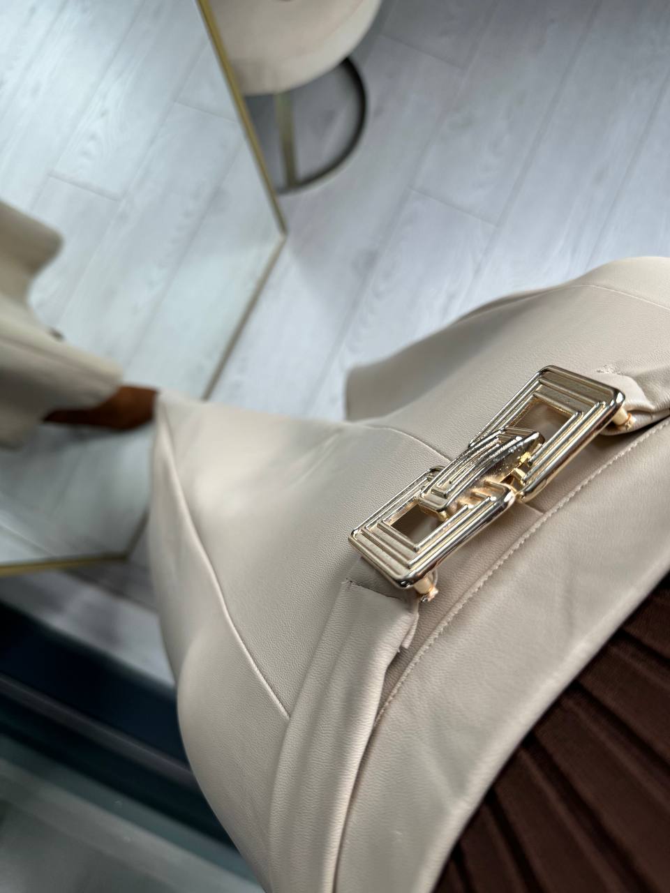 Bej%20Kemerli%20İçi%20şardonlu%20Lüks%20Kalite%20Çan%20Deri%20Etek