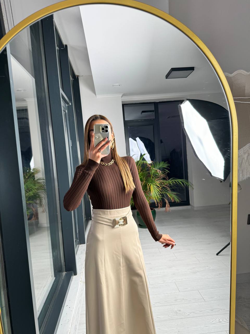 Bej%20Kemerli%20İçi%20şardonlu%20Lüks%20Kalite%20Çan%20Deri%20Etek