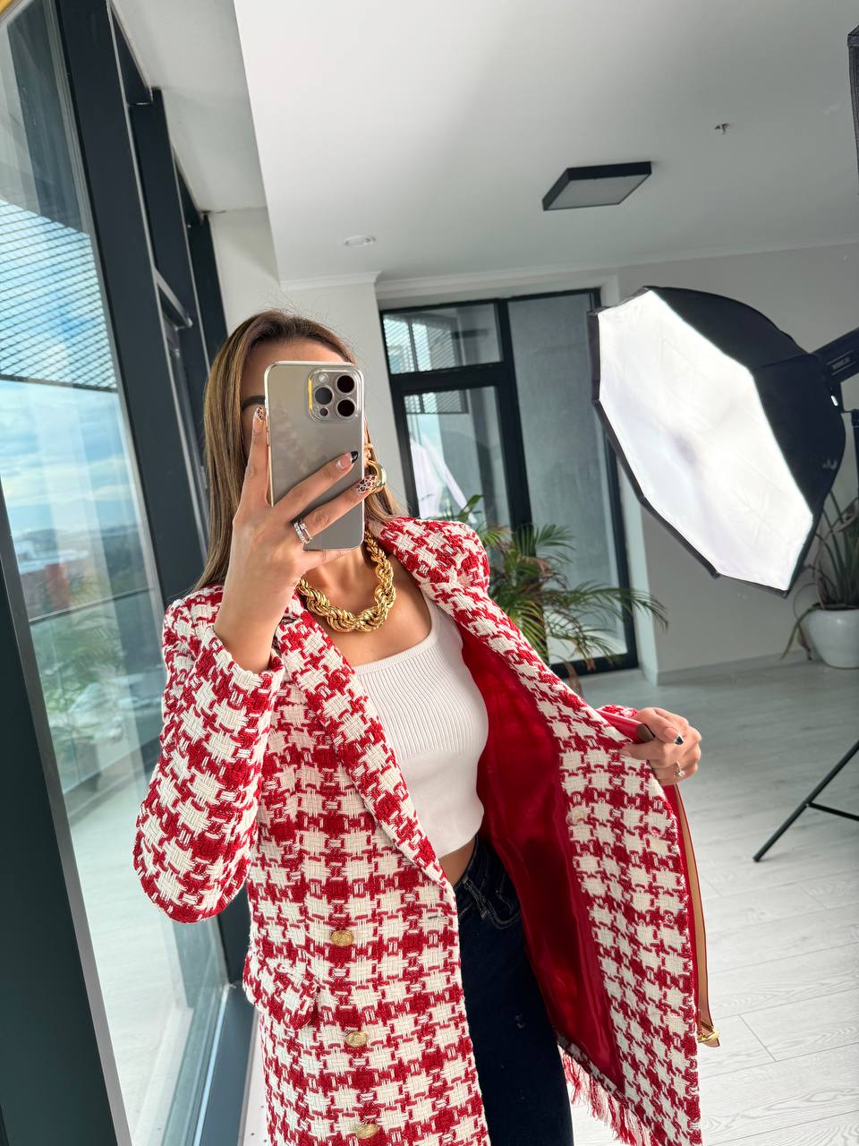 Kırmızı%20Kemerli%20Astarlı%20Tuvid%20Ekose%20Ceket