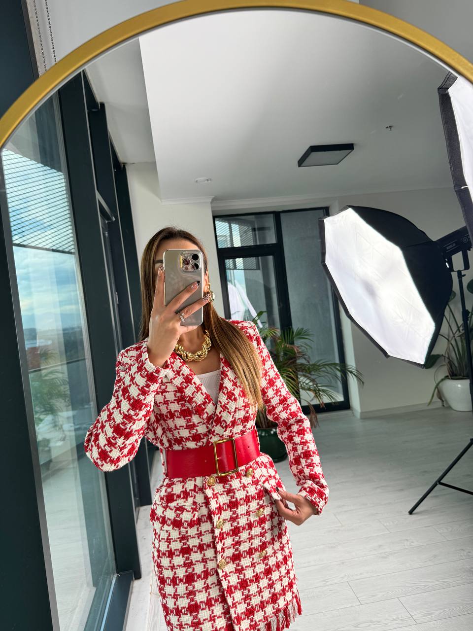 Kırmızı%20Kemerli%20Astarlı%20Tuvid%20Ekose%20Ceket