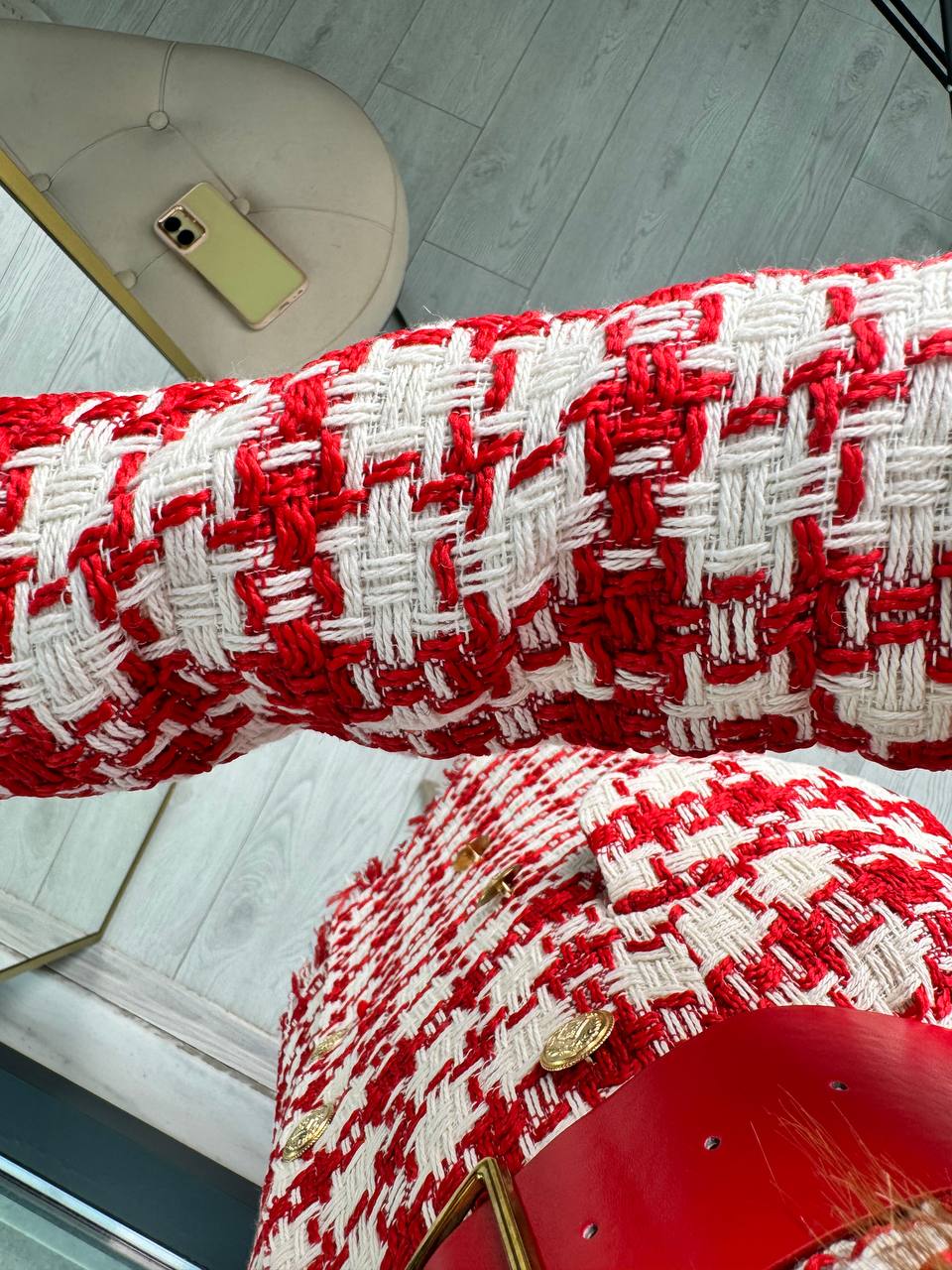 Kırmızı%20Kemerli%20Astarlı%20Tuvid%20Ekose%20Ceket