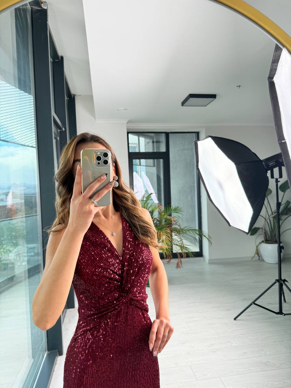Bordo%20Tasarım%20Astarlı%20Zara%20Payet%20Elbise