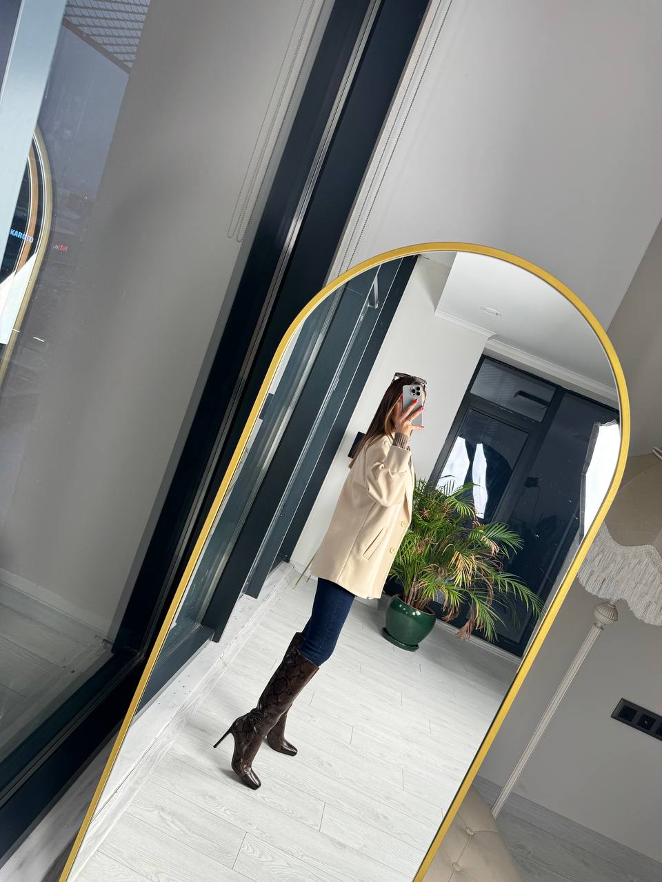 Taş%20rengi%20balon%20kol%20astarlı%20kaşe%20kaban