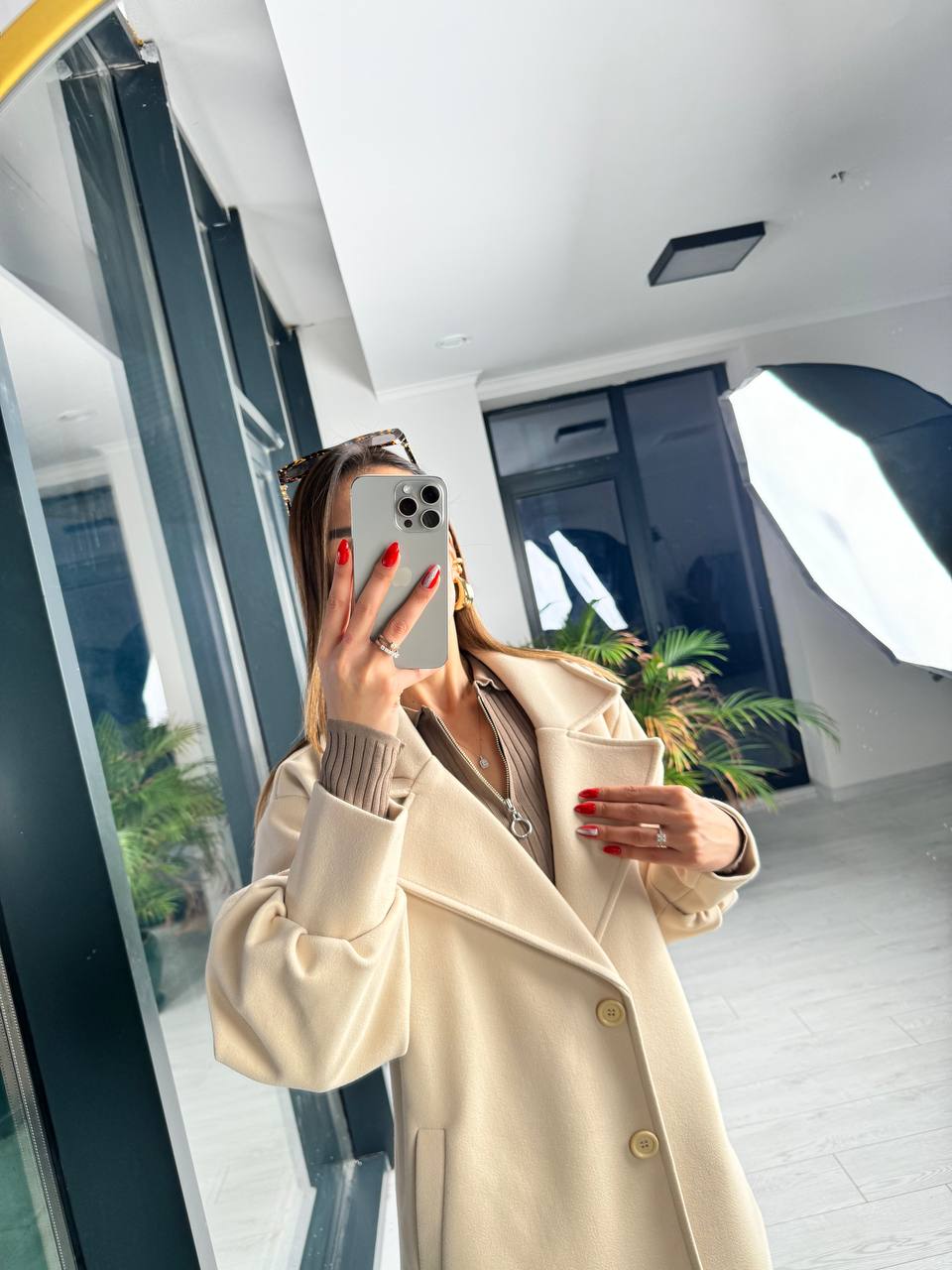 Taş%20rengi%20balon%20kol%20astarlı%20kaşe%20kaban