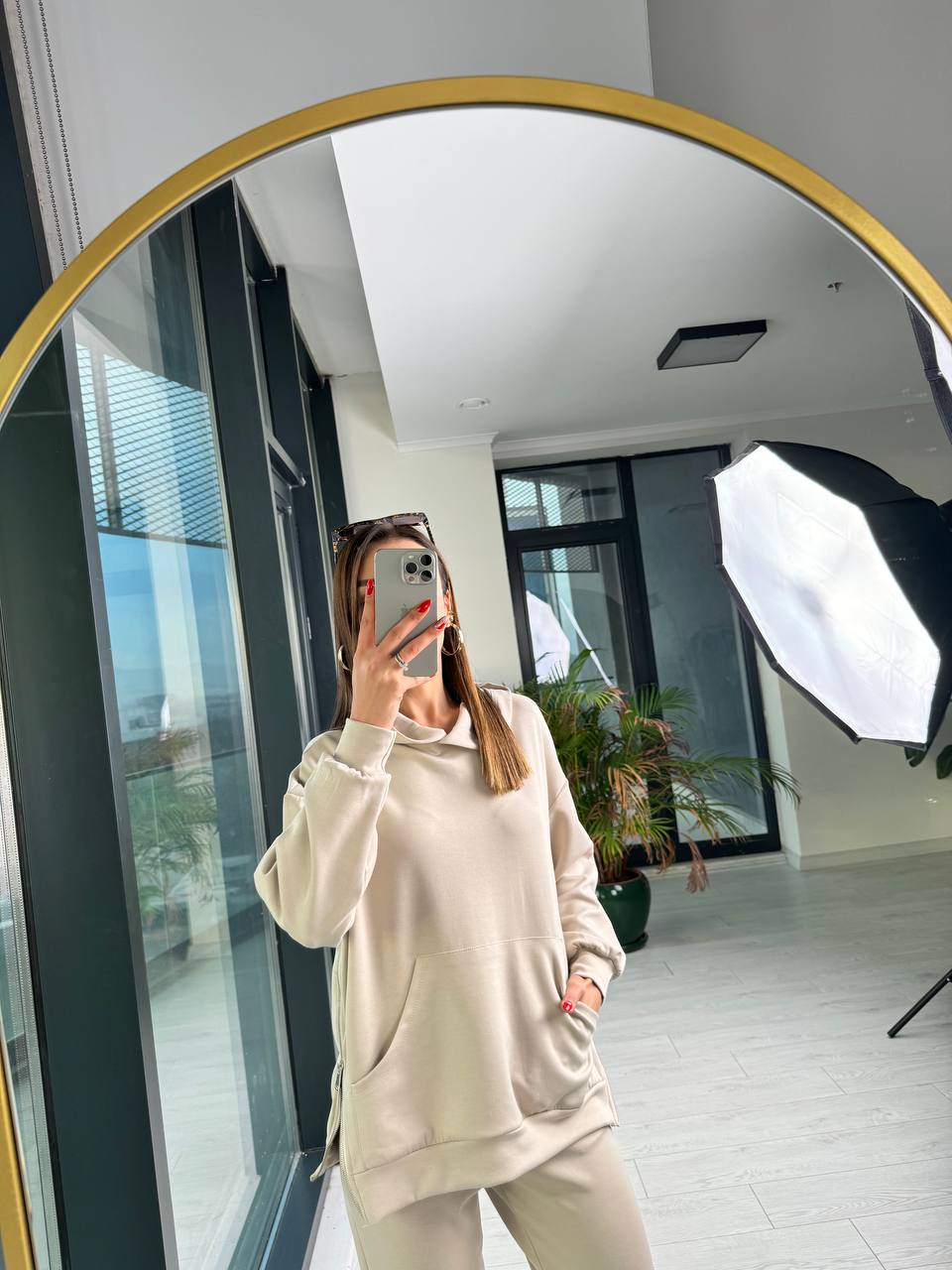 Tas%20Rengi%20Modal%20Takım%20Fermuarlı%20Sweat%20Pantolon%20Takım