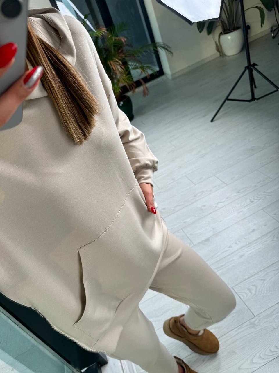 Tas%20Rengi%20Modal%20Takım%20Fermuarlı%20Sweat%20Pantolon%20Takım