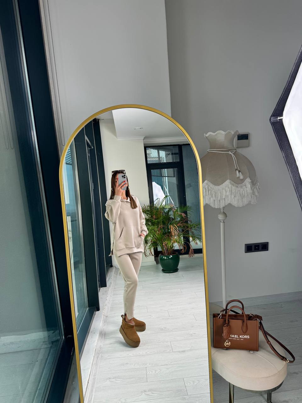 Tas%20Rengi%20Modal%20Takım%20Fermuarlı%20Sweat%20Pantolon%20Takım