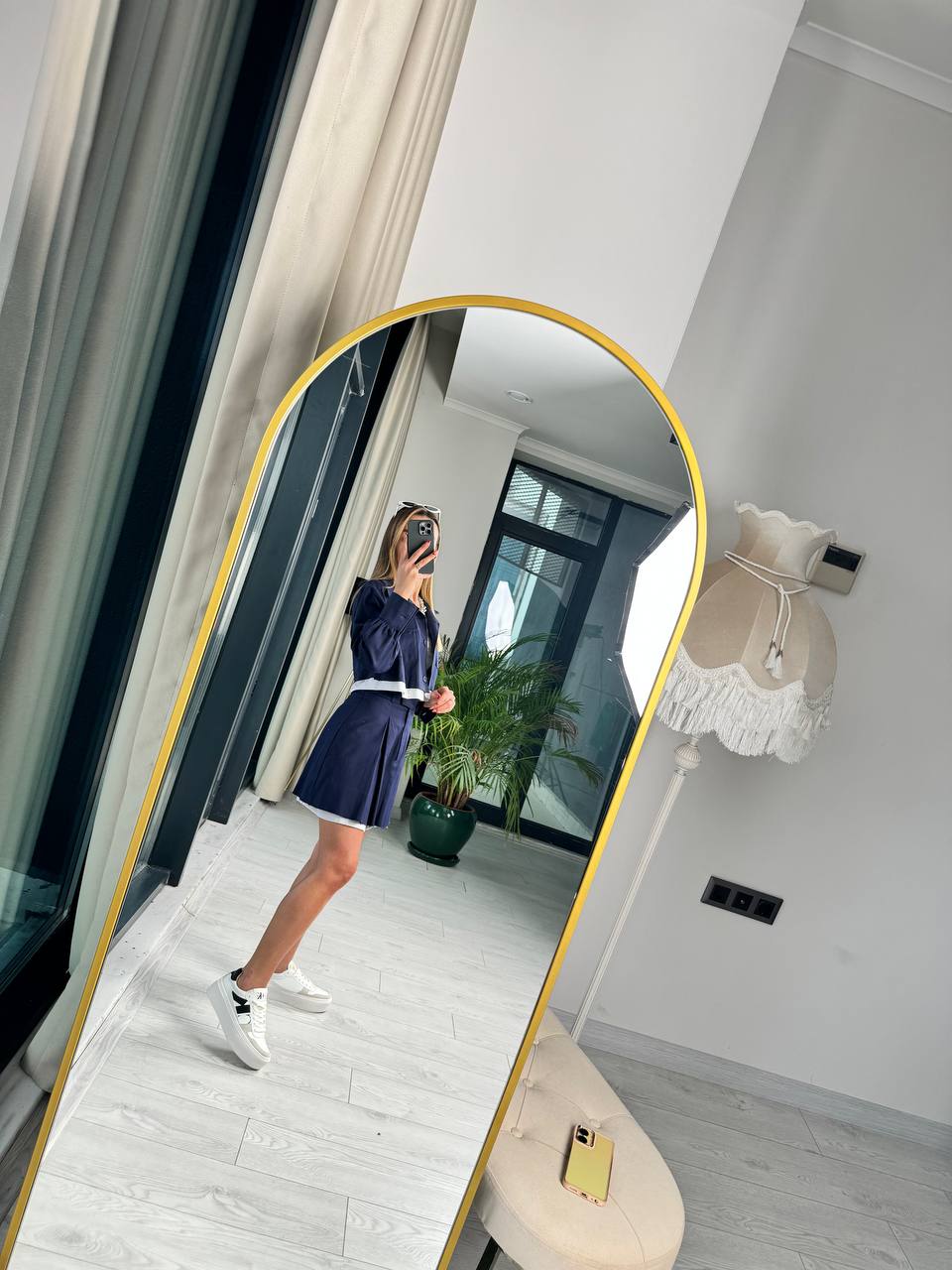 Lacivert%20Premium%20Tok%20Tensel%20Gabardin%20Kumaş%20Etek%20Ceket%20Takım(%100%20pamuk)