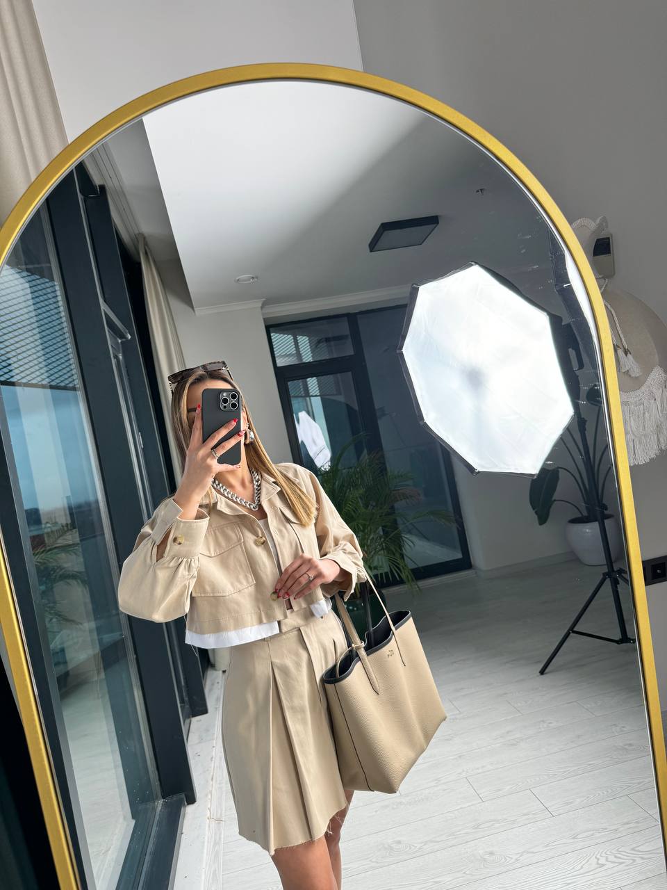 Bej%20Premium%20Tok%20Tensel%20Gabardin%20Kumaş%20Etek%20Ceket%20Takım(%100%20pamuk)