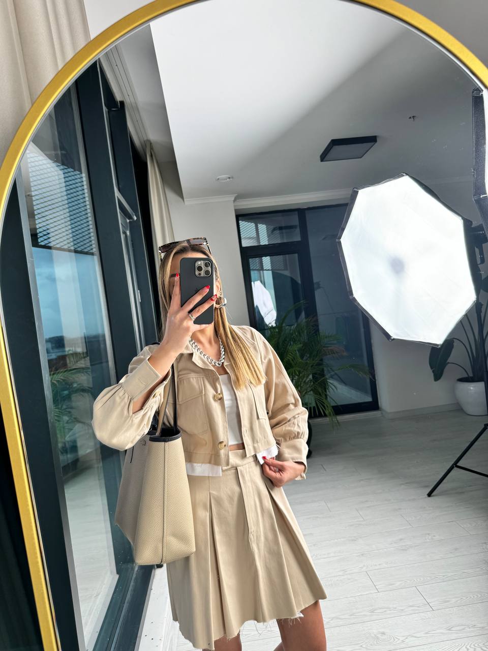 Bej%20Premium%20Tok%20Tensel%20Gabardin%20Kumaş%20Etek%20Ceket%20Takım(%100%20pamuk)