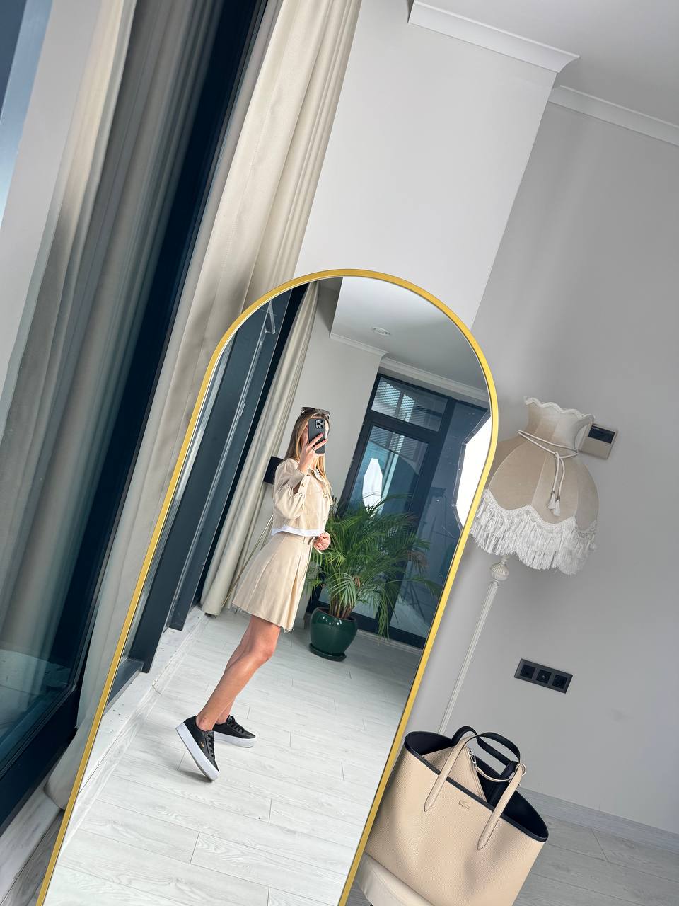 Bej%20Premium%20Tok%20Tensel%20Gabardin%20Kumaş%20Etek%20Ceket%20Takım(%100%20pamuk)