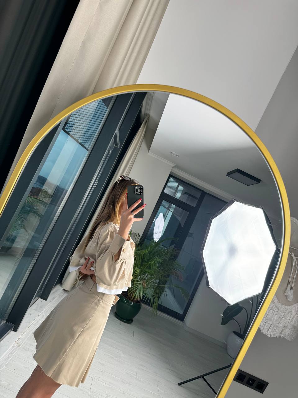 Bej%20Premium%20Tok%20Tensel%20Gabardin%20Kumaş%20Etek%20Ceket%20Takım(%100%20pamuk)