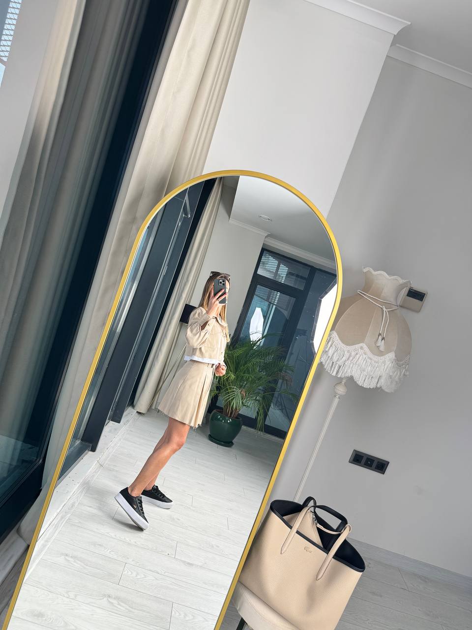 Bej%20Premium%20Tok%20Tensel%20Gabardin%20Kumaş%20Etek%20Ceket%20Takım(%100%20pamuk)