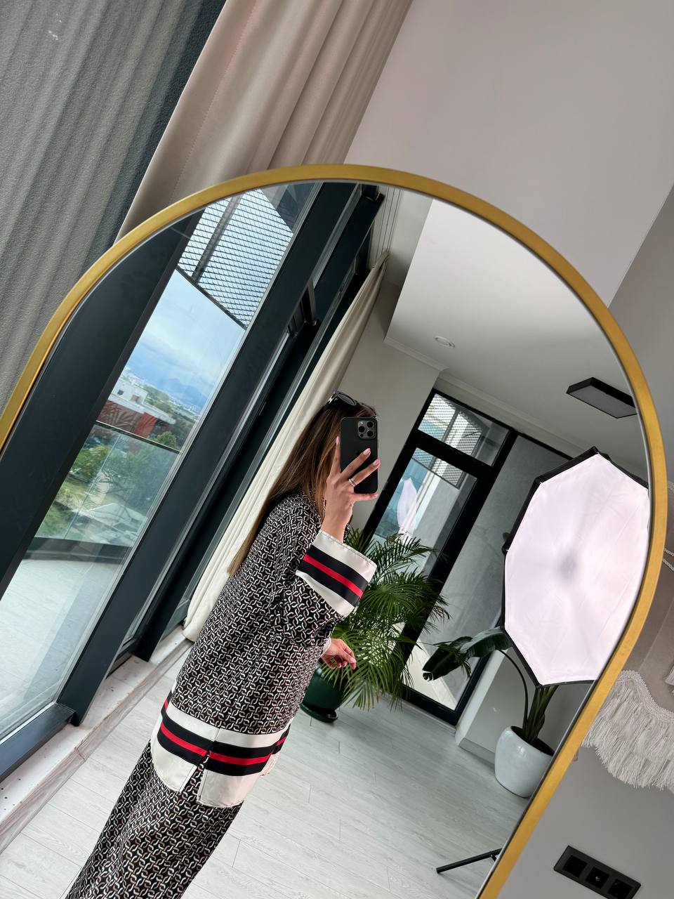 Desenli%20Gömlek%20Pantolon%20Saten%20Takım