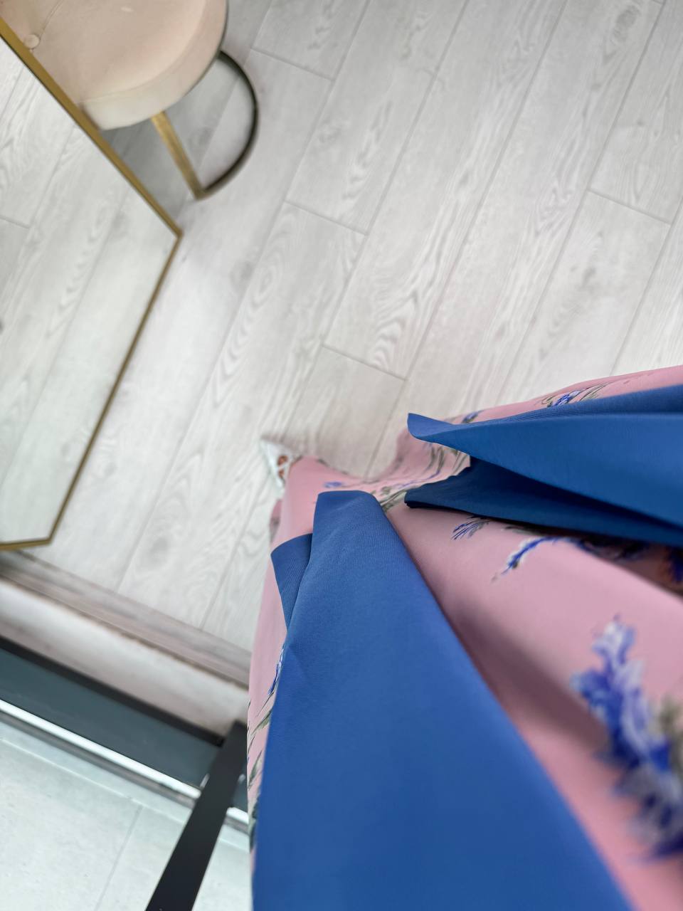 Açık%20Pembe%20indigo%20Boyun%20Bağlamalı%20Astarlı%20şifon%20Elbise