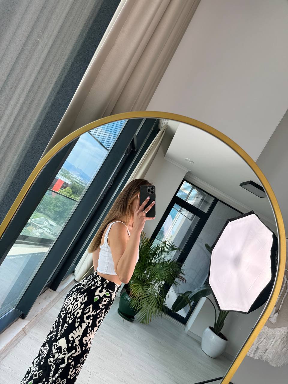 Siyah%20Yeşil%20Pamuklu%20Viskon%20Pantolon%20Kimono%20Tiril%20Takım