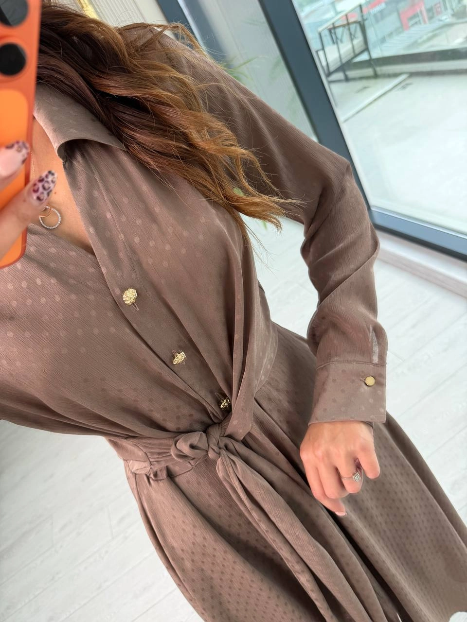 Vizon%20Bel%20Bağlama%20Detaylı%20Lüks%20Şifon%20Elbise