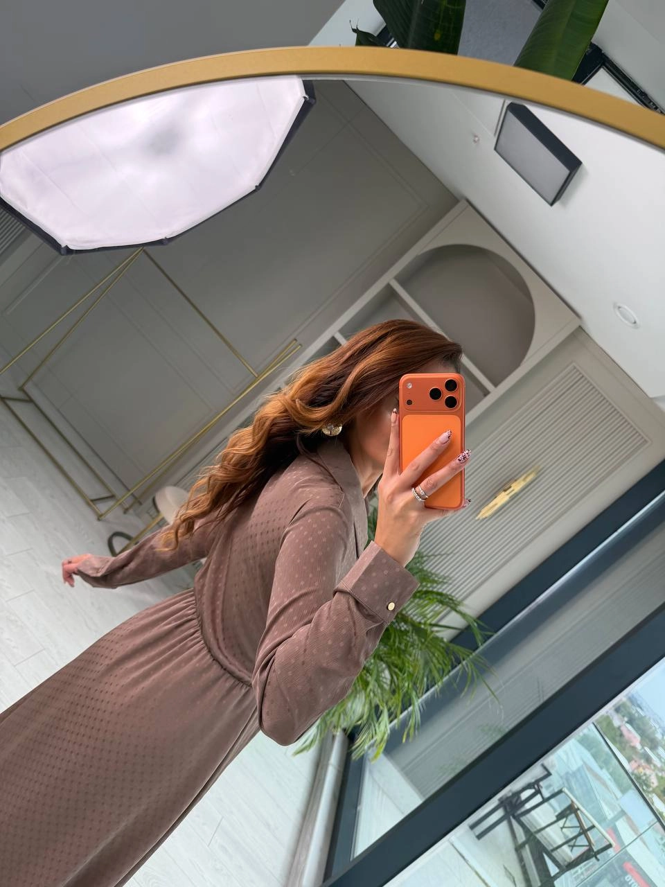 Vizon%20Bel%20Bağlama%20Detaylı%20Lüks%20Şifon%20Elbise