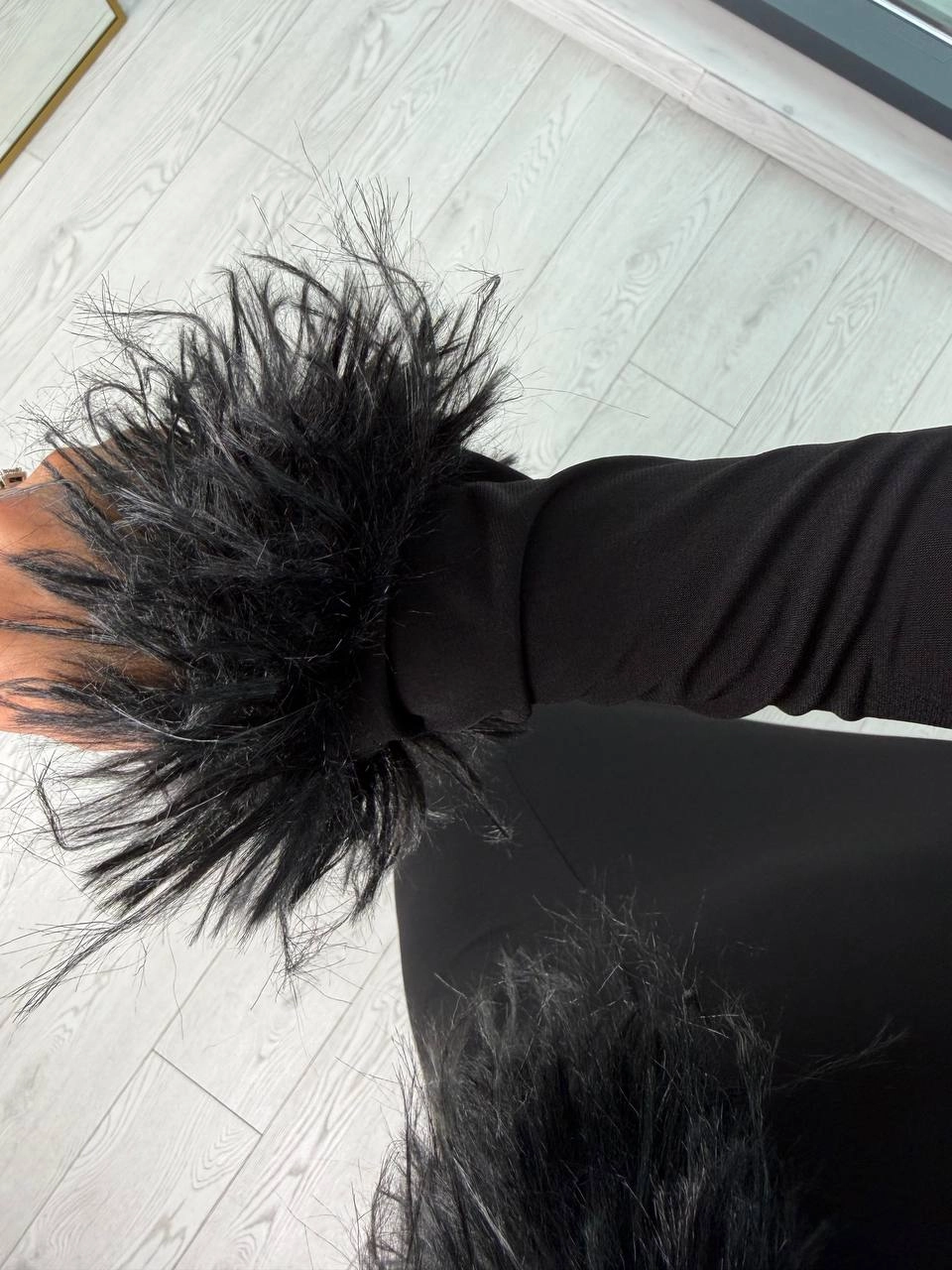 Tasarım%20Otriş%20Pencere%20Detaylı%20Likralı%20Kalem%20Elbise