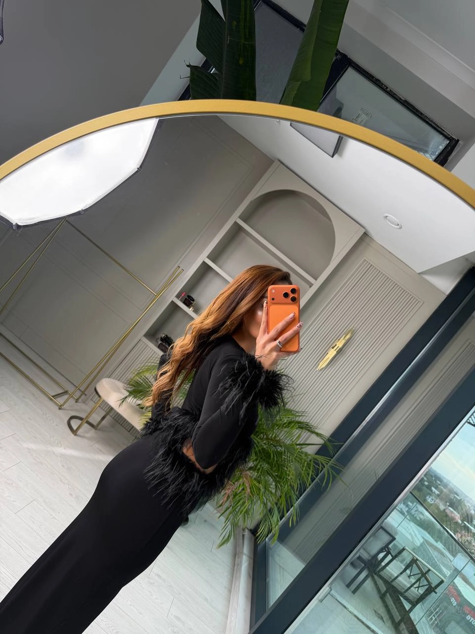 Tasarım%20Otriş%20Pencere%20Detaylı%20Likralı%20Kalem%20Elbise