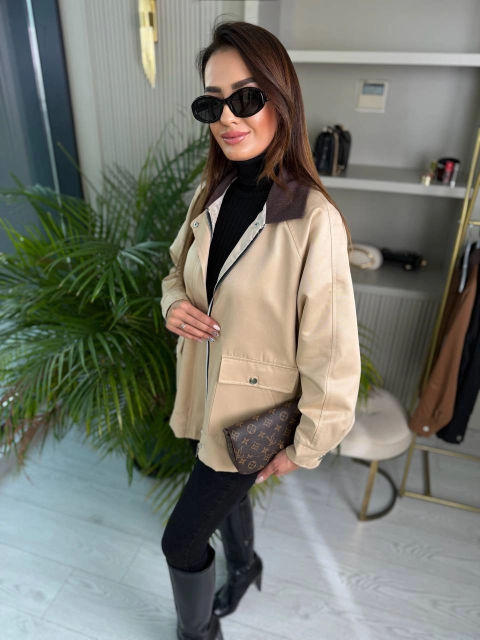 Bej%20Rengi%20Astarlı%20Fitilli%20Yaka%20Ceket