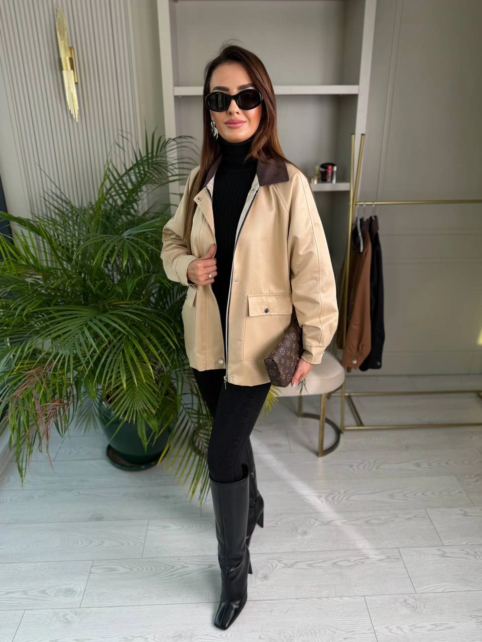 Bej%20Rengi%20Astarlı%20Fitilli%20Yaka%20Ceket