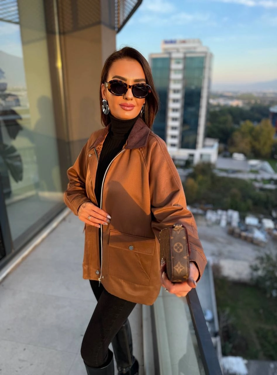 Kahverengi%20Astarlı%20Fitilli%20Yaka%20Ceket