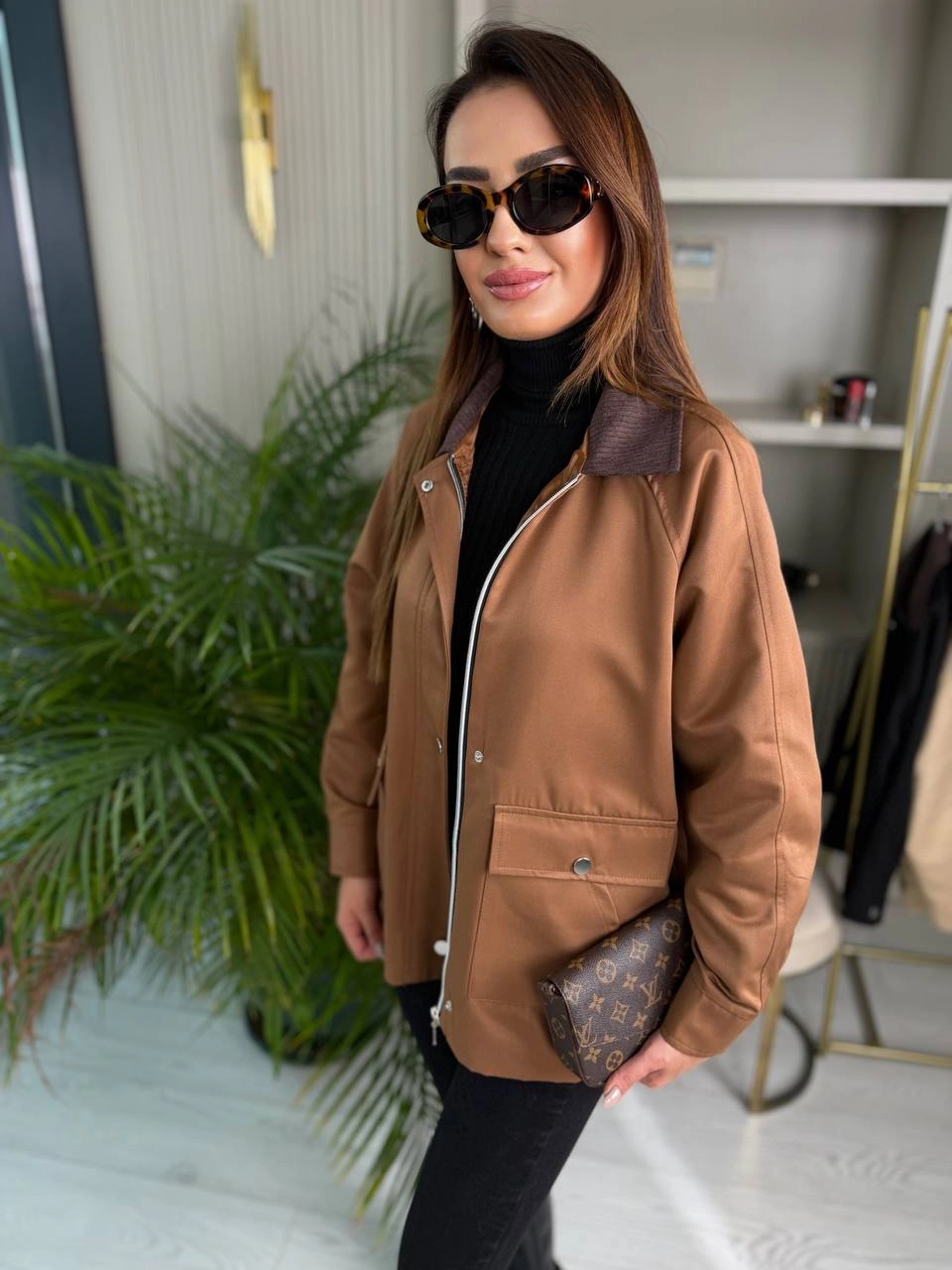 Kahverengi%20Astarlı%20Fitilli%20Yaka%20Ceket