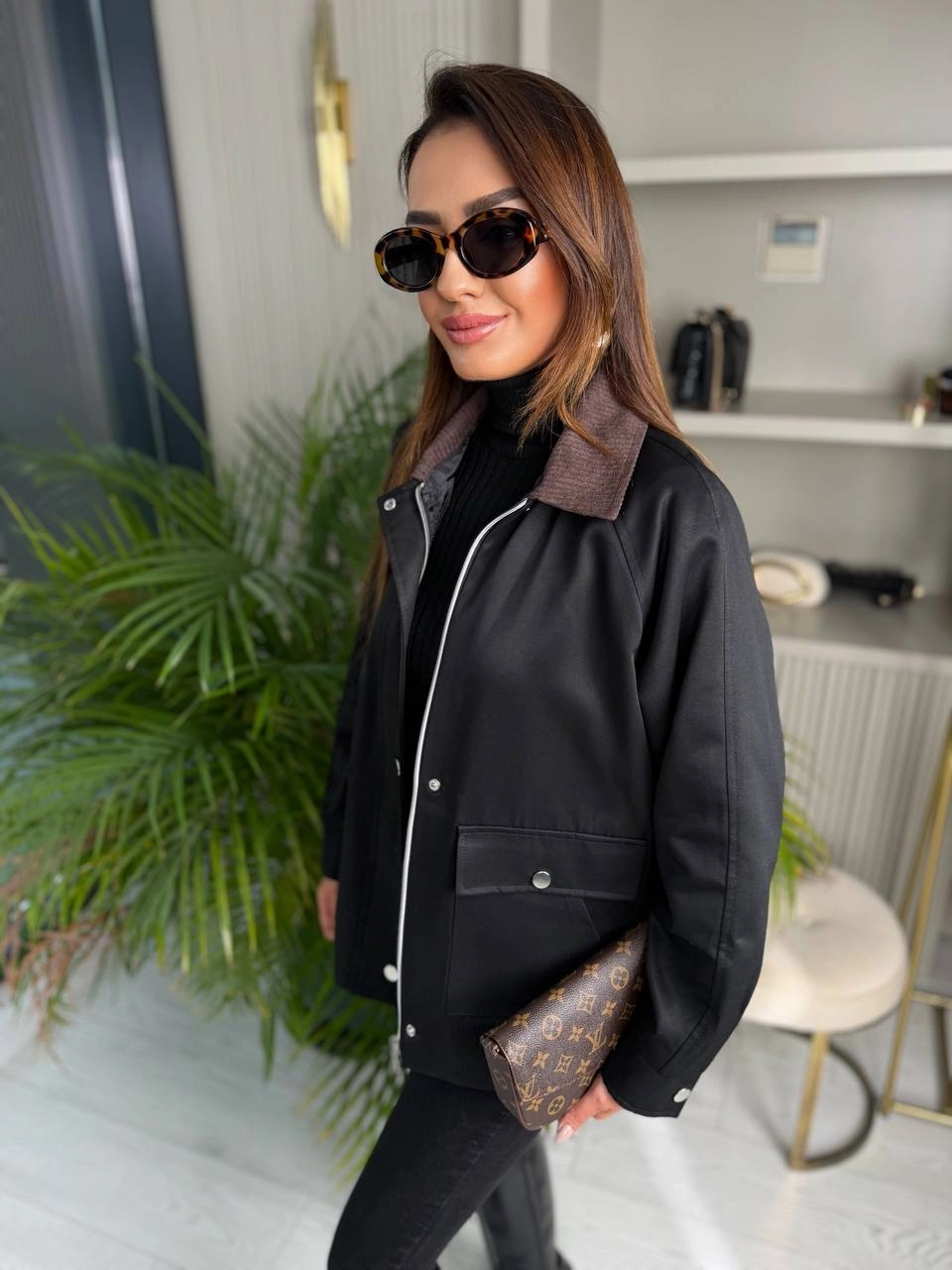 Siyah%20Astarlı%20Fitilli%20Yaka%20Ceket