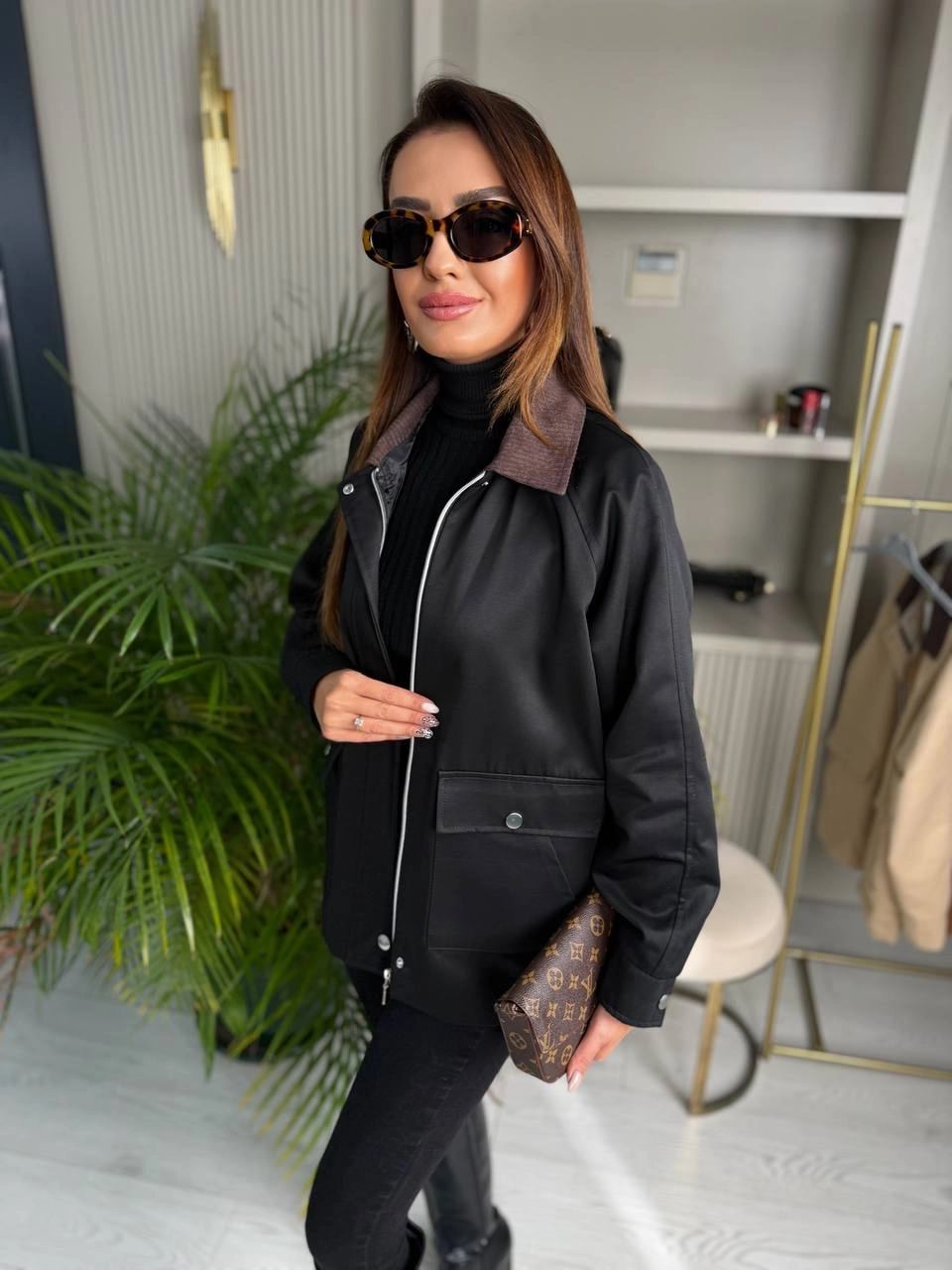 Siyah%20Astarlı%20Fitilli%20Yaka%20Ceket