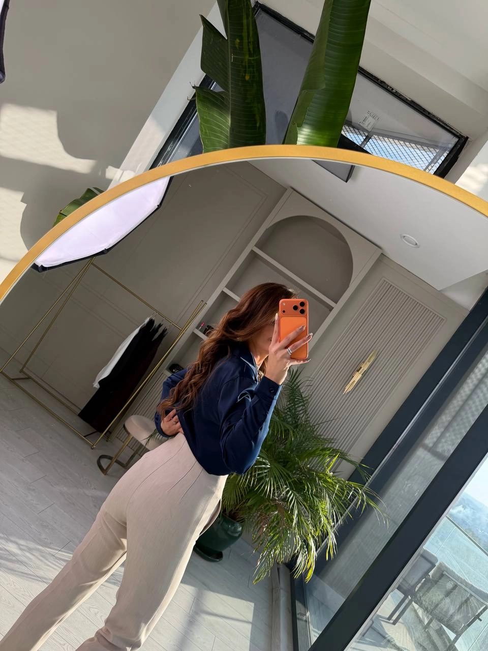 Bej%20Yüksek%20Bel%20Zara%20Kumaş%20Pantolon