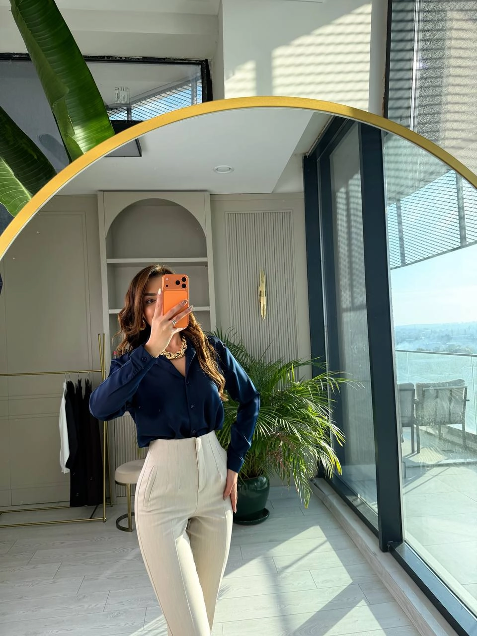 Bej%20Yüksek%20Bel%20Zara%20Kumaş%20Pantolon