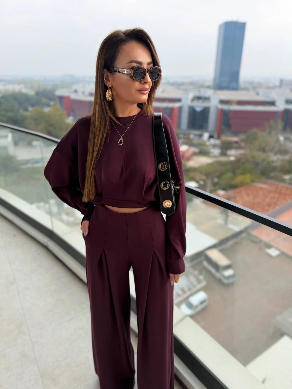 Mürdüm%20Oysho%20Kumaş%20Eşofman%20Takım