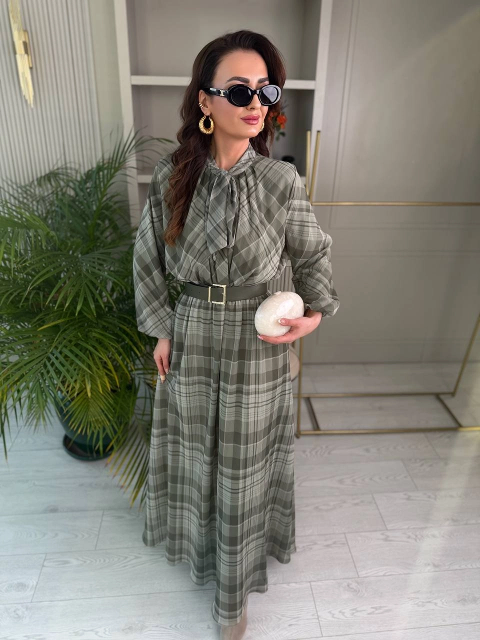 Haki%20Yeşil%20Full%20Astarlı%20Kemerli%20Lüks%20Kalite%20Şifon%20Elbise