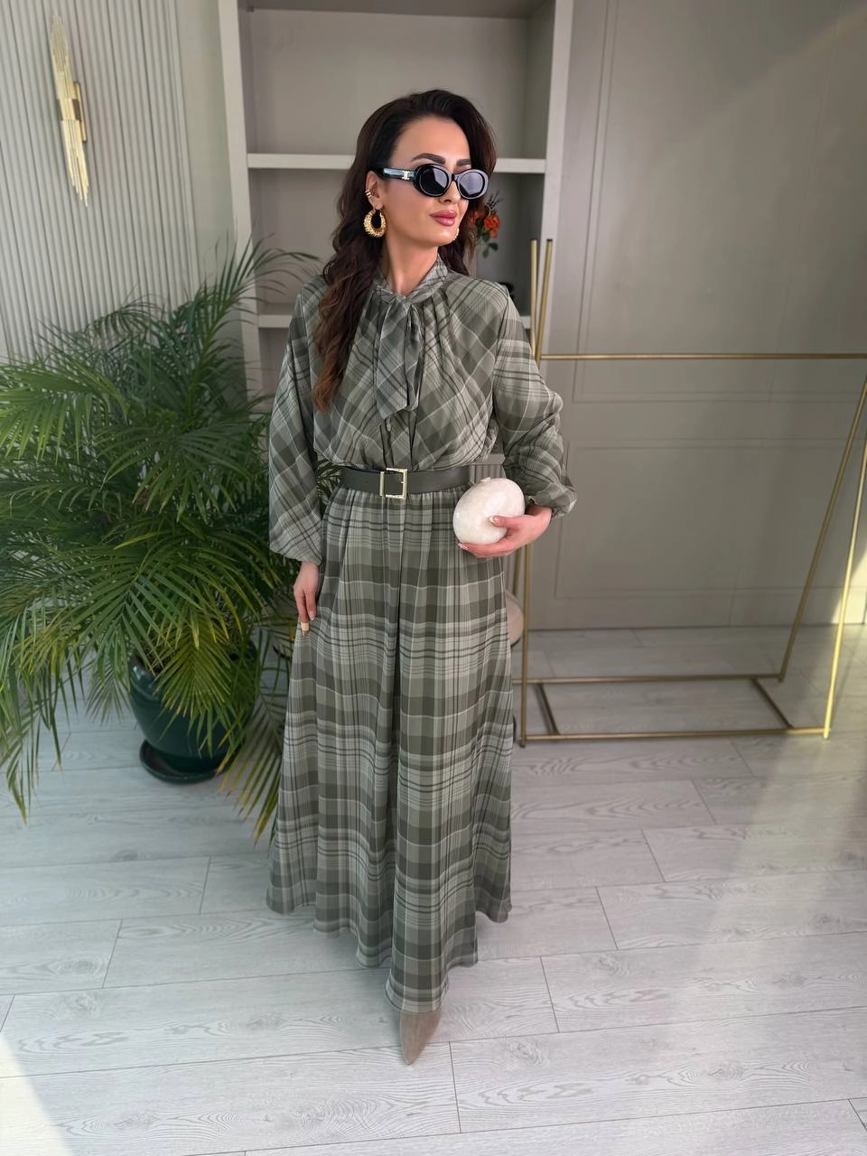 Haki%20Yeşil%20Full%20Astarlı%20Kemerli%20Lüks%20Kalite%20Şifon%20Elbise