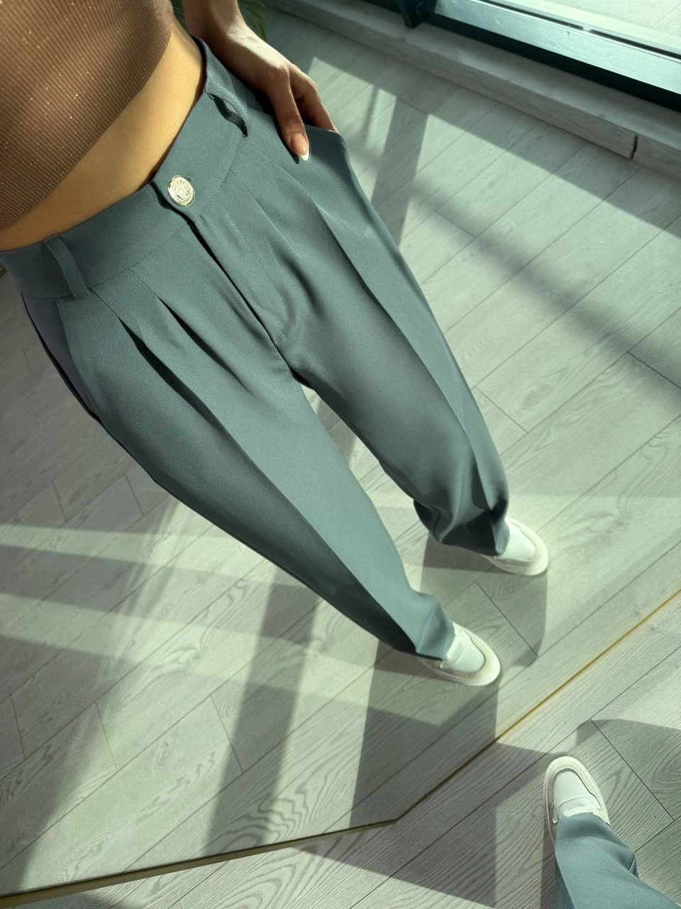 Gri%20Zara%20Palazzo%20Kumaş%20Pantolon
