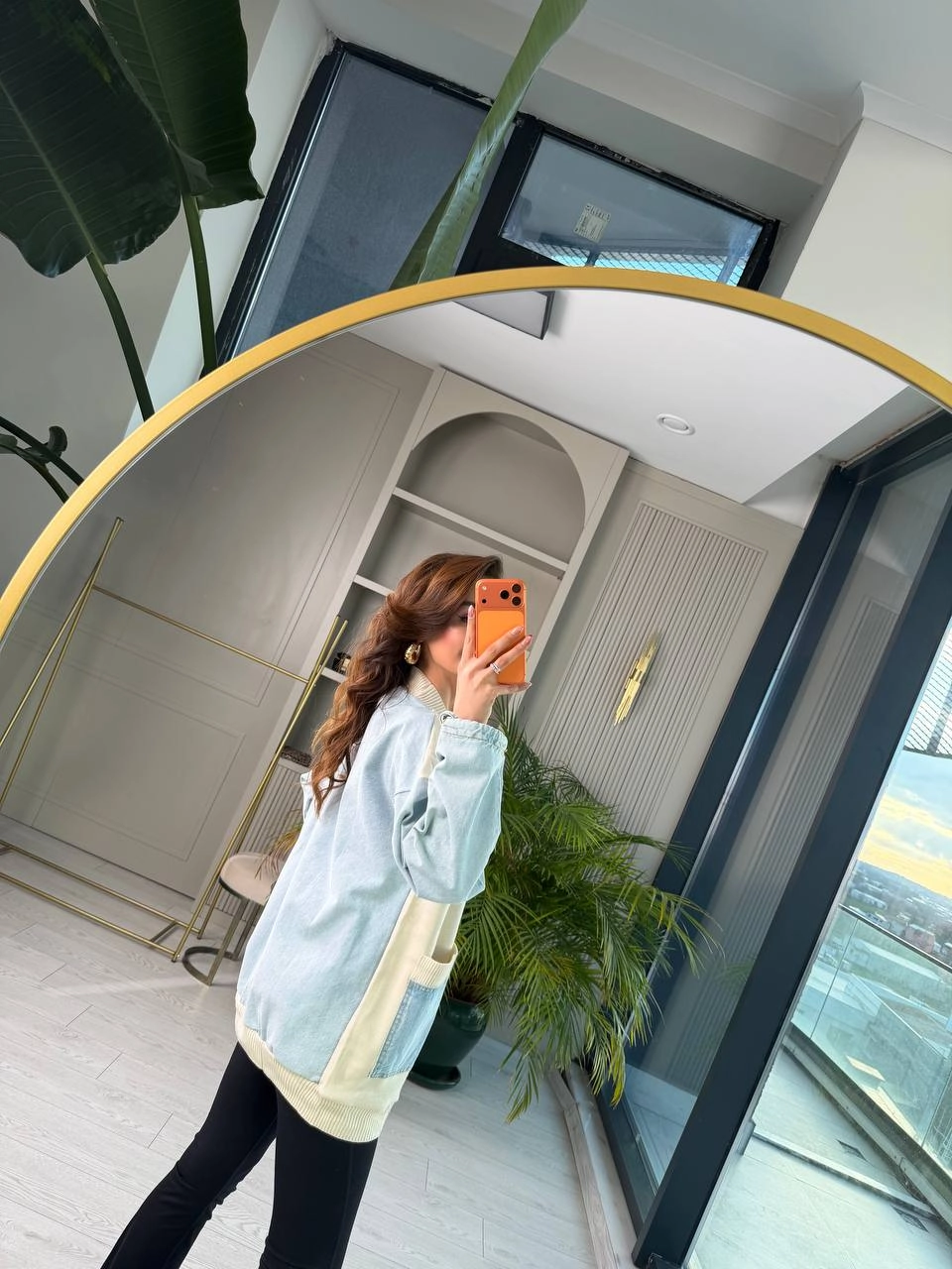 Garnili%20Jean%20Triko%20Detaylı%20Hırka