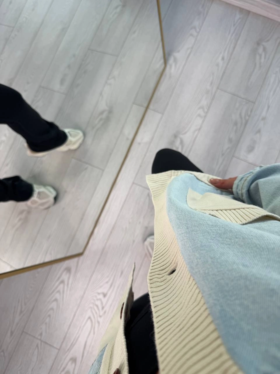 Garnili%20Jean%20Triko%20Detaylı%20Hırka